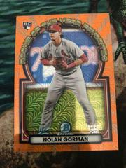 Nolan Gorman [Orange] #ROYF-5 Baseball Cards 2023 Bowman Chrome Rookie of the Year Favorites Prices