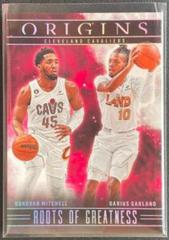 Darius Garland / Donovan Mitchell #4 Basketball Cards 2023 Panini Origins Roots of Greatness Prices