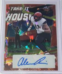 Alec Pierce [Crystal Orange ] Football Cards 2022 Leaf Valiant Autographs Take it to the House Prices