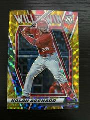 Nolan Arenado [Gold Mosaic] Baseball Cards 2021 Panini Mosaic Will to Win Prices