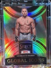 Georges St Pierre [Silver] #13 Ufc Cards 2023 Panini Select UFC Global Icons Prices