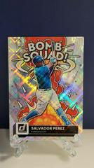 Salvador Perez [Vector] #BS-1 Baseball Cards 2022 Panini Donruss Bomb Squad Prices