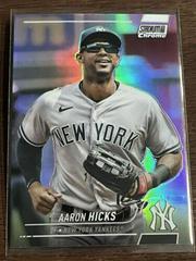 Aaron Hicks [Refractor] #352 Baseball Cards 2022 Stadium Club Chrome Prices