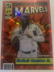 Vladimir Guerrero Jr. [Red] #M-7 Baseball Cards 2022 Panini Donruss Marvels Prices