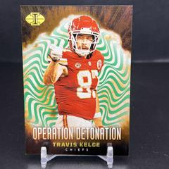 Travis Kelce [Green] #14 Football Cards 2023 Panini Illusions Operation Detonation Prices