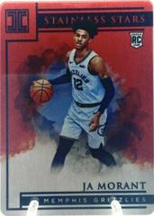 Ja Morant #11 Basketball Cards 2019 Panini Impeccable Stainless Stars Prices
