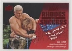 Cody Rhodes [Red] #RS-7 Wrestling Cards 2021 Upper Deck AEW Rhodes to Success Prices