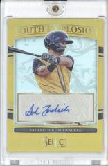 Sal Frelick [Gold] #YES-SF Baseball Cards 2022 Panini Select Youth Explosion Signatures Prices