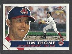 Jim Thome #162 Baseball Cards 2001 Fleer Prices
