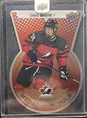 David Goyette [Red] Hockey Cards 2022 Upper Deck Team Canada Juniors Medal Hopefuls Prices