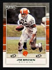 Jim Brown [4th Down] #118 Football Cards 2017 Panini Playoff Prices