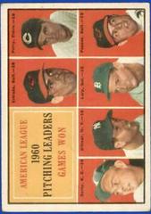 AL Pitching Leaders #48 Baseball Cards 1961 Topps Prices