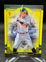 Aaron Judge [Citrine] #46 Baseball Cards 2022 Topps Triple Threads Prices