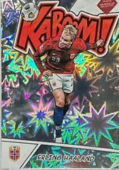 Erling Haaland Soccer Cards 2021 Panini Donruss Road to Qatar Kaboom Prices