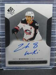 Zach Werenski Hockey Cards 2022 SP Authentic Chirography Autographs Prices