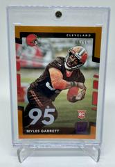 Myles Garrett [Jersey Number Press Proof] #356 Football Cards 2017 Panini Donruss Prices