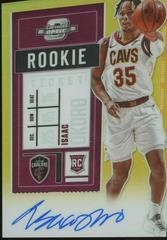 Isaac Okoro [Autograph Gold] #102 Basketball Cards 2020 Panini Contenders Optic Prices