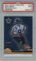 Drew Brees [Premiere Date] #140 Football Cards 2001 Pacific Vanguard Prices
