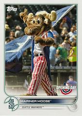 Mariner Moose Baseball Cards 2022 Topps Opening Day Mascots Prices