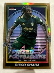 Diego Chara [Gold] Soccer Cards 2022 Finest MLS Prized Footballers Prices