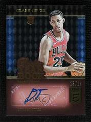 Dalen Terry [Blue] Basketball Cards 2022 Panini Donruss Elite Rookie Yearbook Autographs Prices