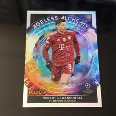 Robert Lewandowski Soccer Cards 2021 Topps Merlin Chrome UEFA Ageless Alchemy Prices