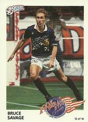 Bruce Savage Soccer Cards 1991 Soccer Shots MSL All Star Prices