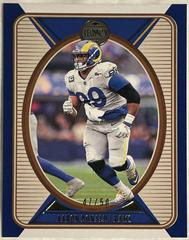 Aaron Donald [Blue] #54 Football Cards 2022 Panini Legacy Prices