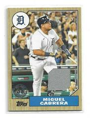 Miguel Cabrera Baseball Cards 2022 Topps 1987 Relics Prices