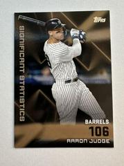 Aaron Judge [Gold] #SS-9 Baseball Cards 2023 Topps Significant Statistics Prices