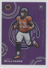 Javonte Williams [Purple] #D-14 Football Cards 2021 Panini Chronicles Dynagon Rookies Prices