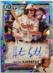 Heston Kjerstad [Aqua Refractor] #BSPA-HK Baseball Cards 2021 Bowman Sapphire Autographs Prices