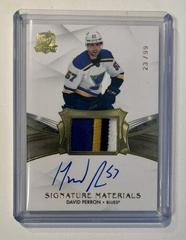David Perron #SP-DP Hockey Cards 2020 Upper Deck The Cup Signature Materials Prices