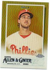 Aaron Nola [Gold] #14 Baseball Cards 2020 Topps Allen & Ginter Chrome Prices