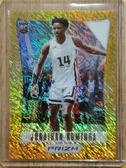 Jonathan Kuminga [Gold Shimmer Prizm] Basketball Cards 2021 Panini Prizm Draft Picks Prices