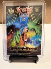 Cason Wallace #9 Basketball Cards 2023 Panini Court Kings Aurora Prices