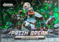 Jaylen Waddle [Green Ice] Football Cards 2022 Panini Prizm Break Prices