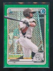 Xavier Edwards [Green Refractor] #BCP-10 Baseball Cards 2020 Bowman Chrome Prospects Prices