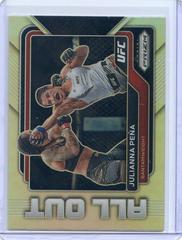 Julianna Pena [Silver] Ufc Cards 2023 Panini Prizm UFC All Out Prices