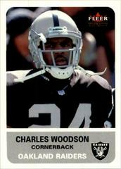 Charles Woodson [Tiffany] Football Cards 2002 Fleer Prices