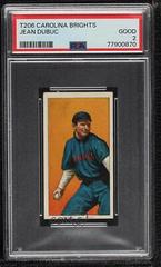 Jean Dubuc #NNO Baseball Cards 1909 T206 Carolina Brights Prices