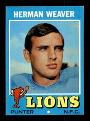 Herman Weaver #183 Football Cards 1971 Topps Prices