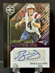 Bailey Zappe [Silver Spotlight] #6 Football Cards 2023 Panini Limited Ink Prices