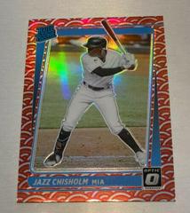 Jazz Chisholm [Photon] Baseball Cards 2021 Panini Donruss Optic Prices