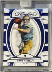 Troy Aikman [Sapphire] #10 Football Cards 2023 Panini Flawless Collegiate Prices