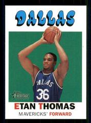 Etan Thomas #36 Basketball Cards 2000 Topps Heritage Prices
