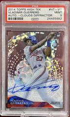 Vladimir Guerrero [Autograph Clouds Diffractor] Baseball Cards 2014 Topps High Tek Prices
