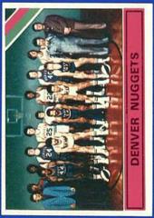 Denver Nuggets Checklist #321 Basketball Cards 1975 Topps Prices