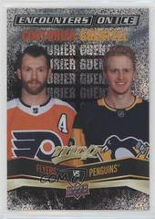 Sean Couturier, Jake Guentzel [Gold] #EI-13 Hockey Cards 2022 Upper Deck MVP Encounters on Ice Prices