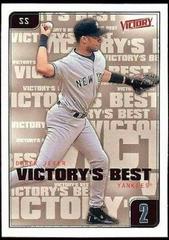 Derek Jeter #654 Baseball Cards 2001 Upper Deck Victory Prices